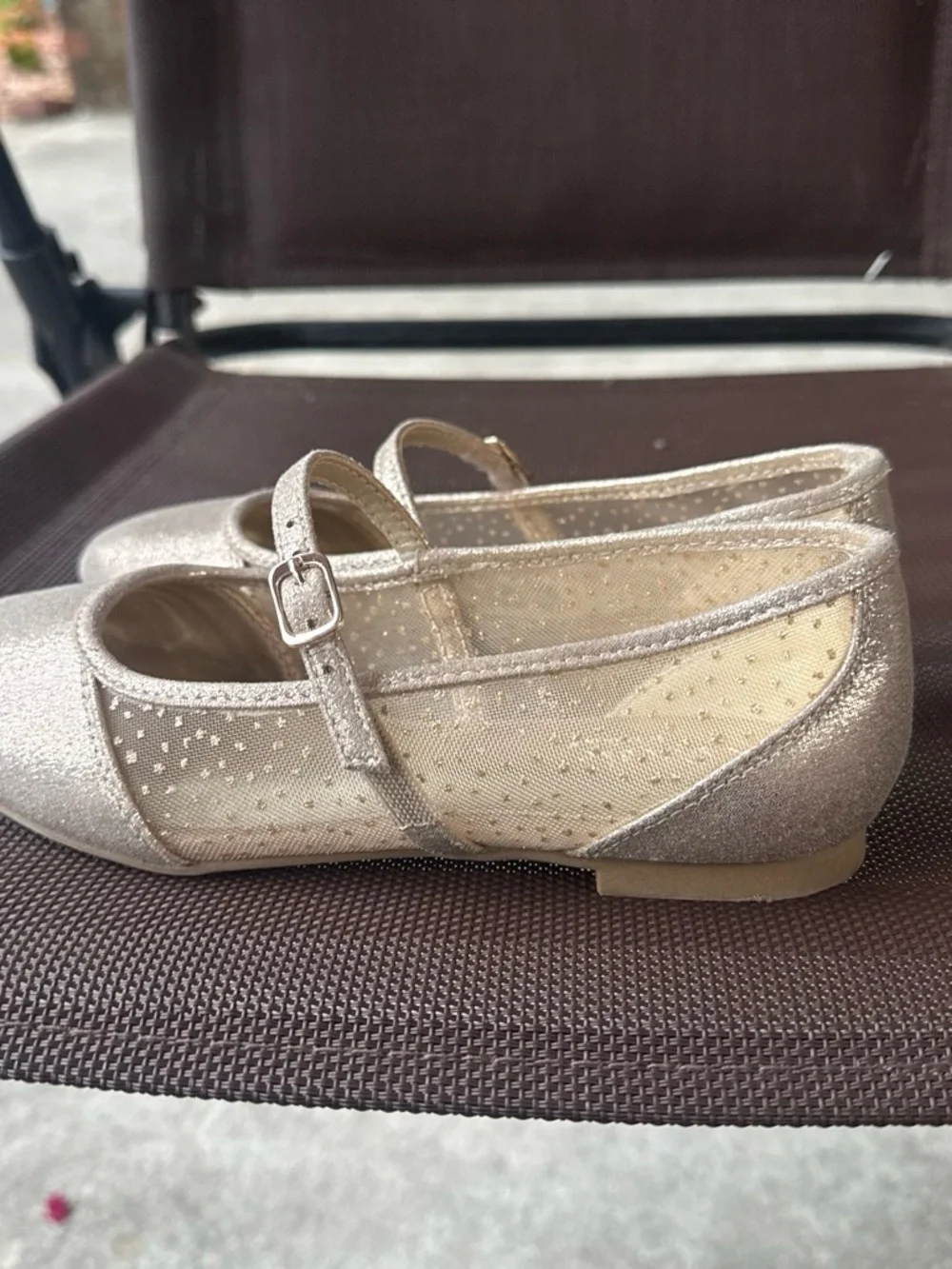 Sparkle Mary Jane Dress Shoes for Girls — Gold